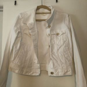 Lilly Pulitzer White Denim Jacket